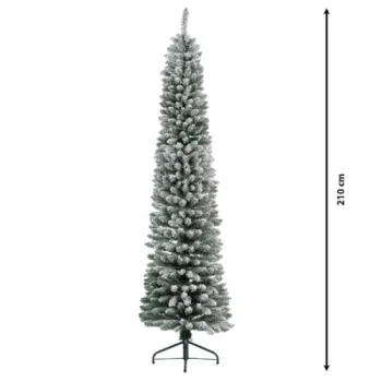 Novogodišnja jelka Pencil pine snowy 210cm Everlands 68.4022-2